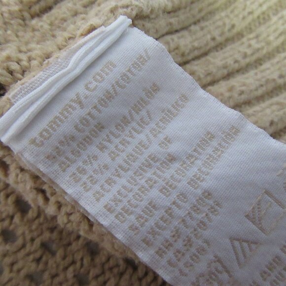 Tommy Hilfiger Beige Long Sleeve Knit Button Down - Picture 10 of 10